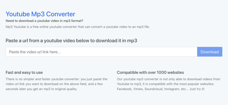 youtube mp3 download for mac
